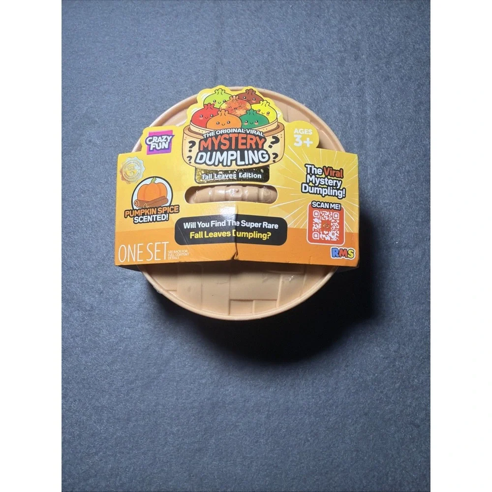 RMS Mystery Dumpling Fall Leaves Pumpkin Spice Scented Squishy Toy Authentic New